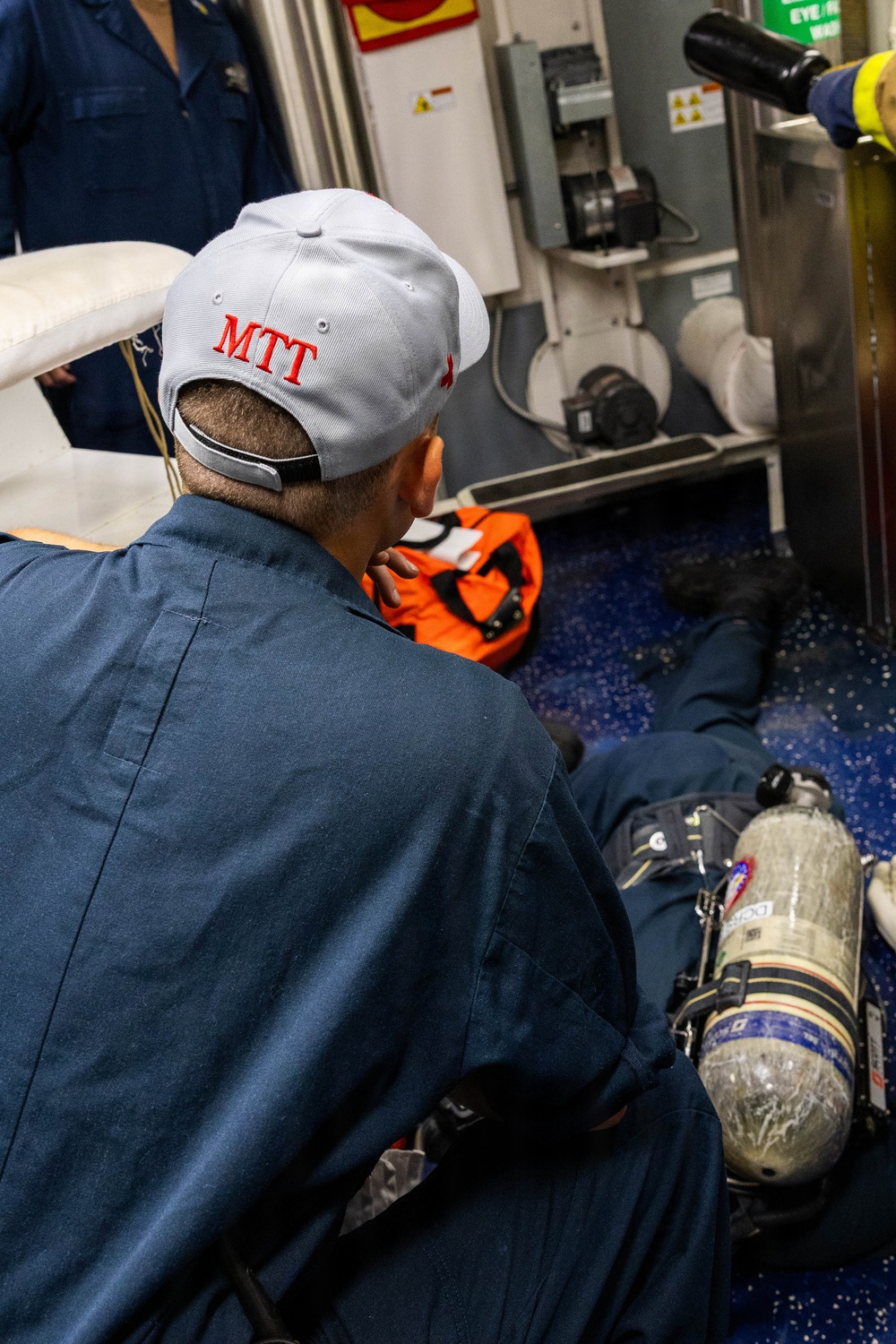 USS Gridley conducts General Quarters Drill