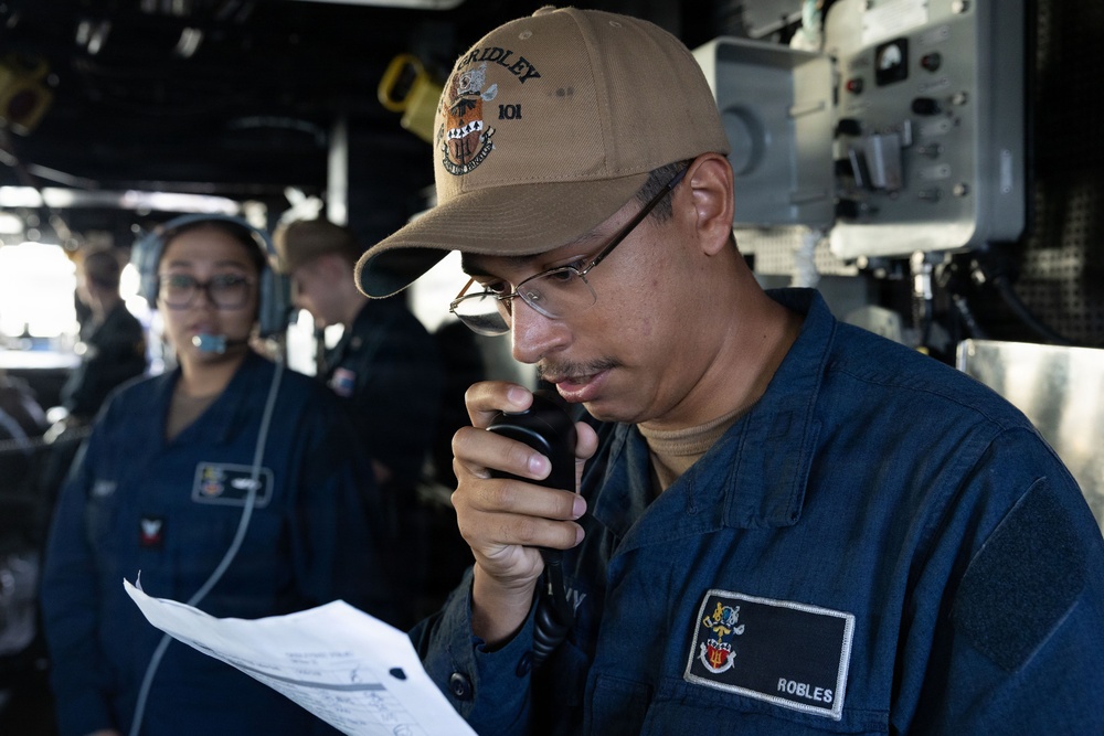 USS Gridley arrives in Ponce, Puerto Rico