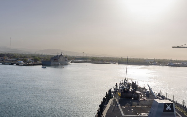 USS Gridley arrives in Ponce, Puerto Rico