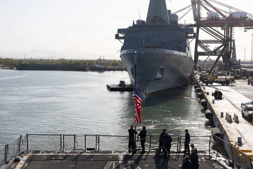 USS Gridley arrives in Ponce, Puerto Rico