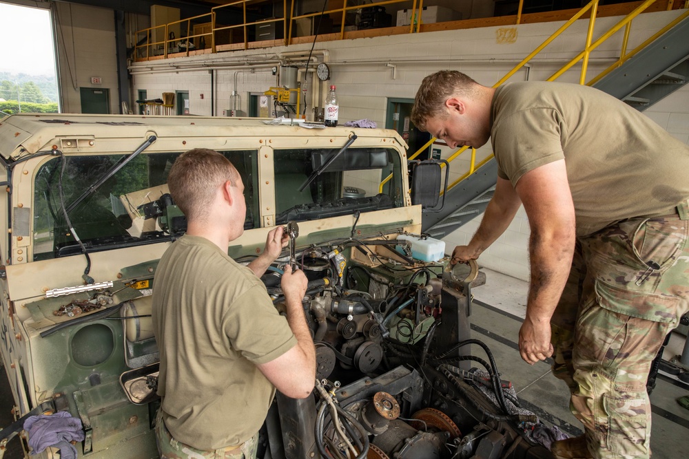 WVNG Mechanics Sustain Fleet Readiness During National Jamboree Support