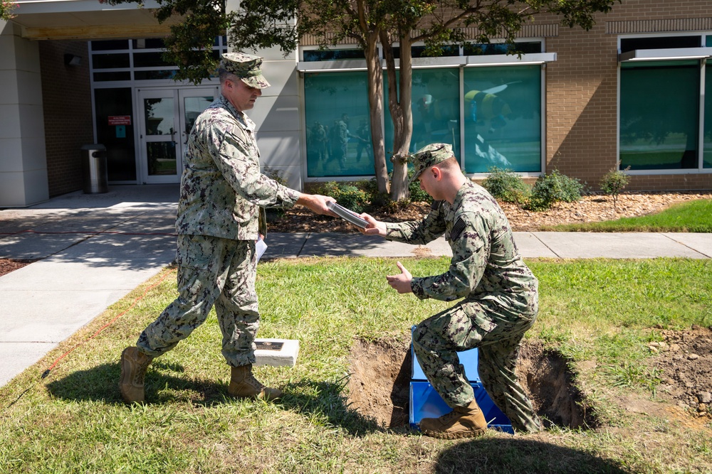 NECC Time Capsule Burial Ceremony