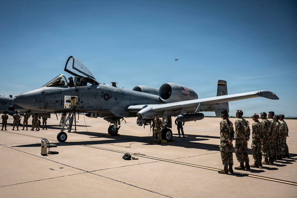 A-10C Thunderbolt II fini flight