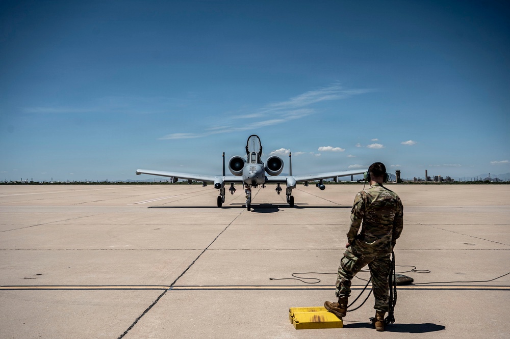 A-10C Thunderbolt II fini flight