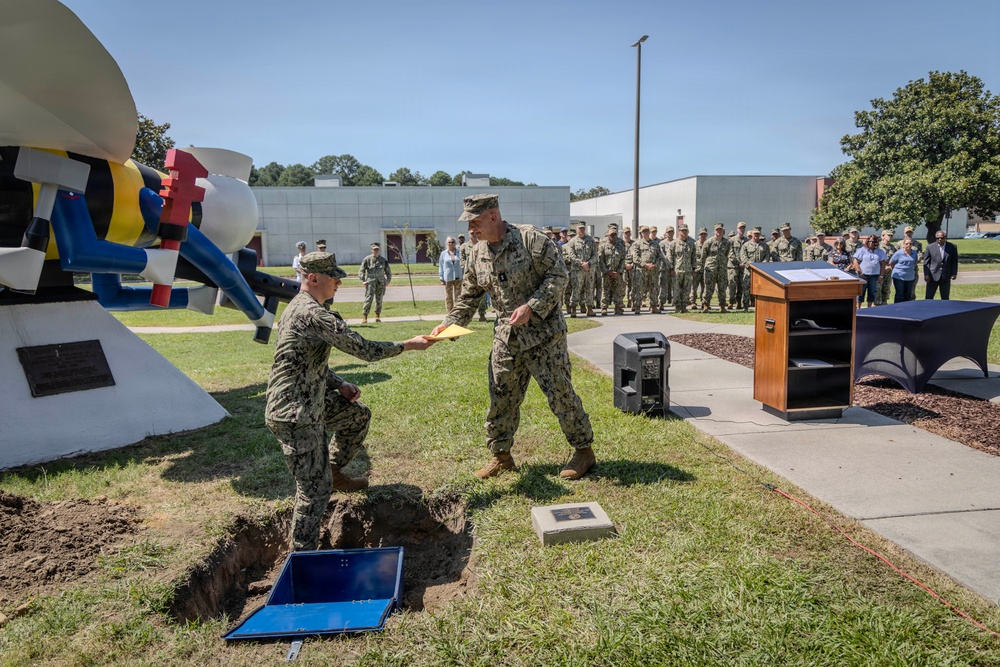 NECC Time Capsule Burial Ceremony
