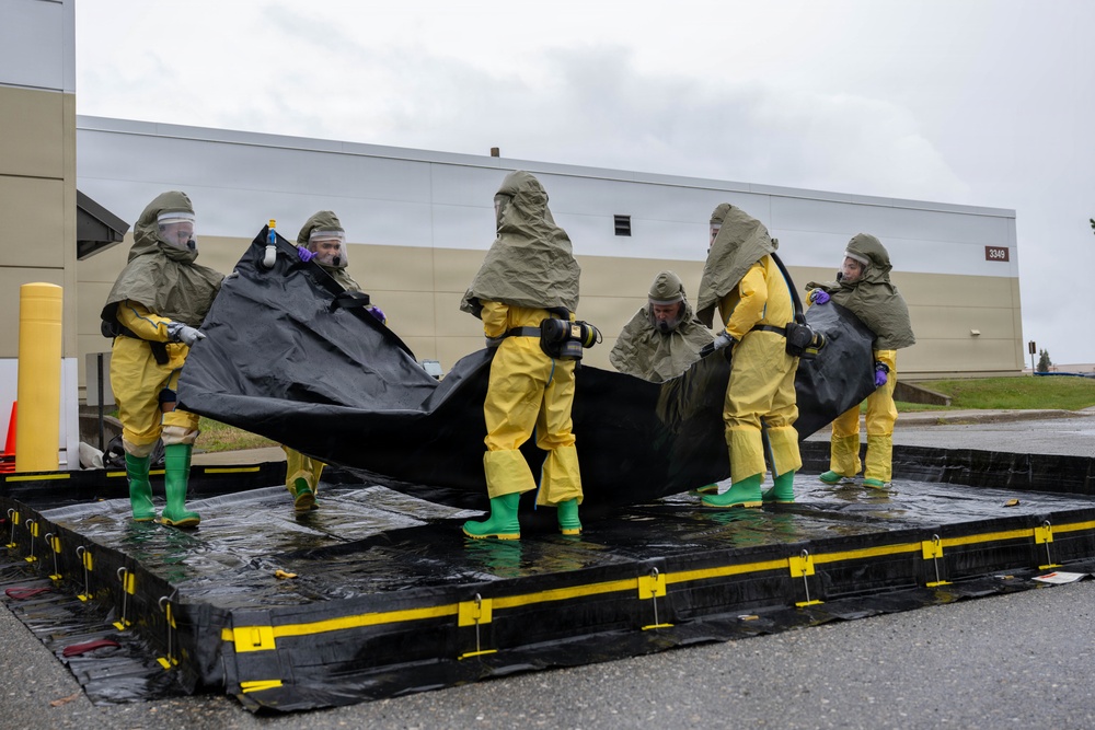 354th Medical Group Decontamination Training