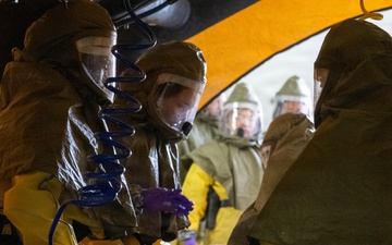 354th Medical Group Decontamination Training