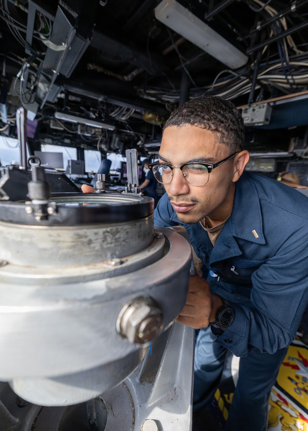 Bridge Operations Aboard USS Ross