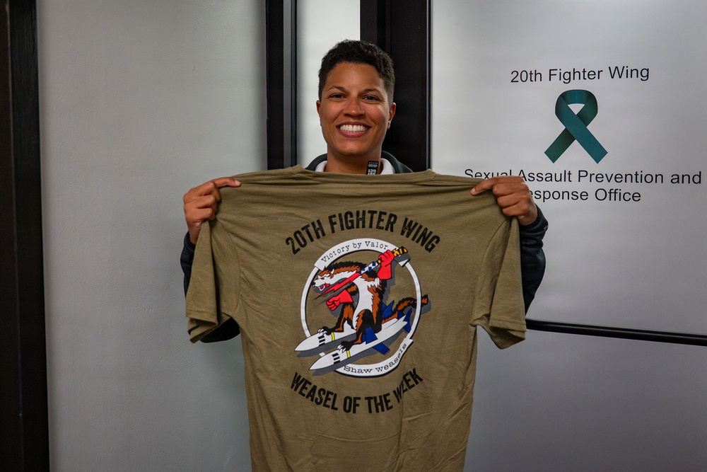 Weasel of the Week: Erin Bell, Sexual Assault Prevention and Response Victim Advocate