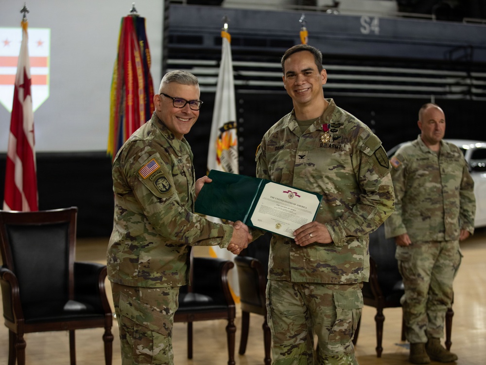 260th Special Brigade holds change of command ceremony