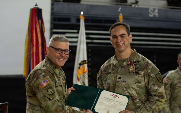260th Special Brigade holds change of command ceremony