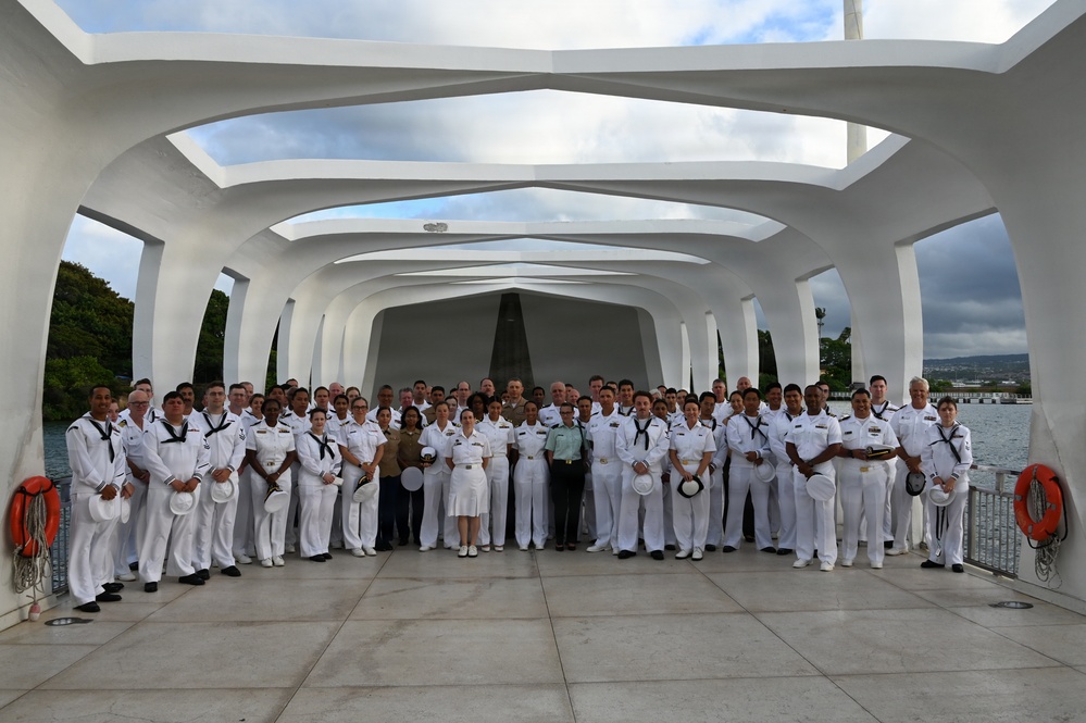 Service members of the Combined Joint Information Bureau attend RIMPAC 2026