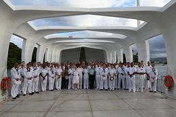 Service members of the Combined Joint Information Bureau attend RIMPAC 2026