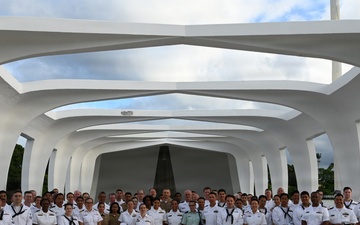 Service members of the Combined Joint Information Bureau attend RIMPAC 2026