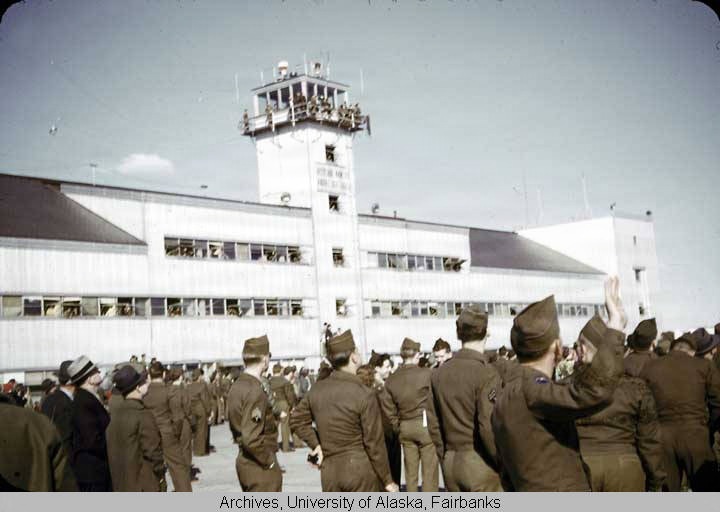 Ladd Field Hangar One, Fairbanks, Alaska, WWII era