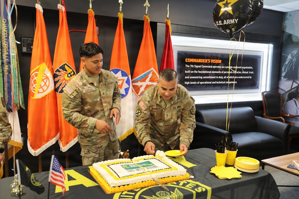 7th Signal Command (Theater) Celebrates the Army’s 251st Birthday