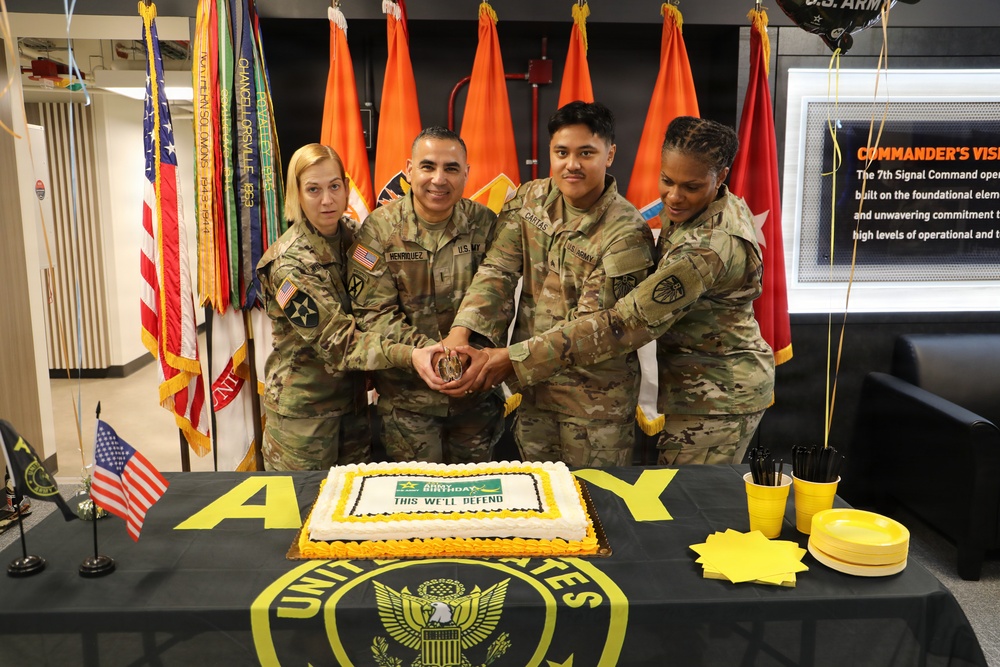 7th Signal Command (Theater) Celebrates the Army’s 251st Birthday
