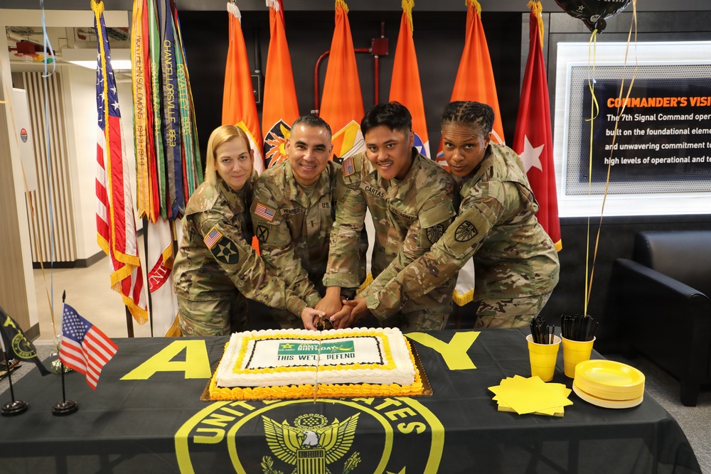 7th Signal Command (Theater) Celebrates the Army’s 251st Birthday