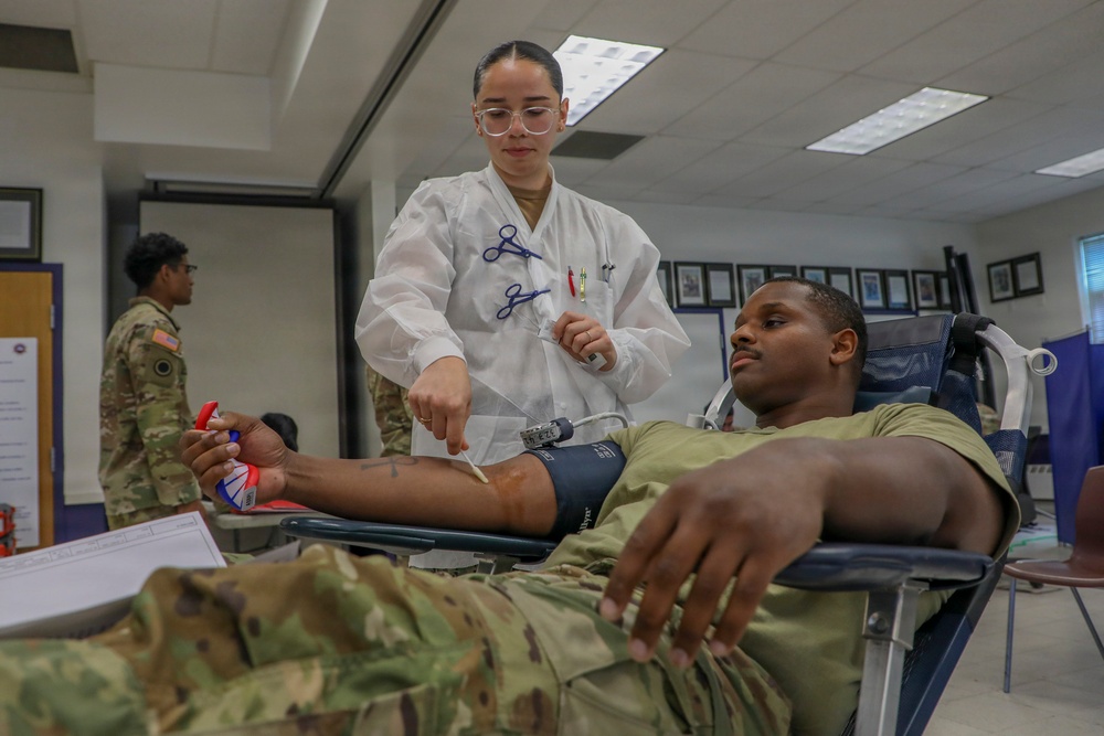 593rd CSC Hosts Blood Drive