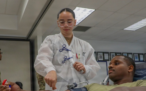 593rd CSC Hosts Blood Drive