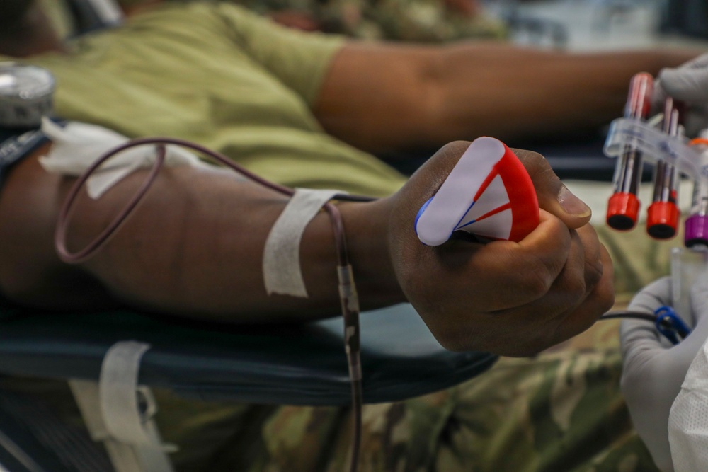 593rd CSC Hosts Blood Drive