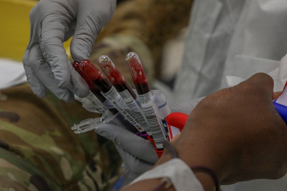 593rd CSC Hosts Blood Drive