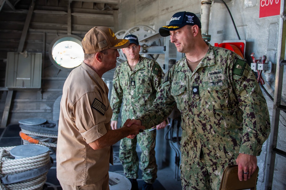 SWOBOSS Visits USS Oakland