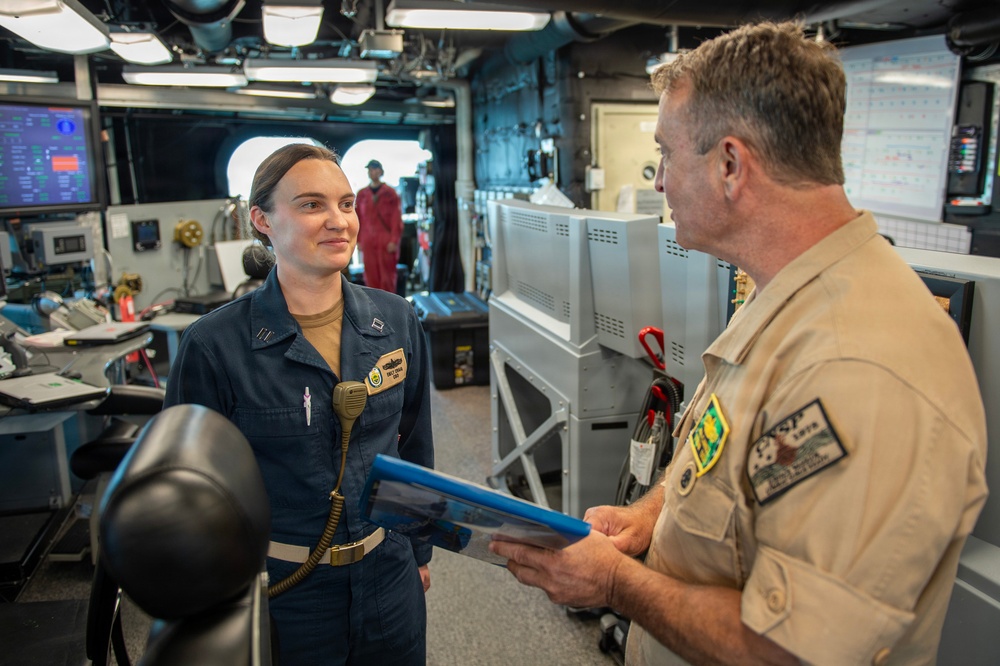 SWOBOSS Visits USS Oakland