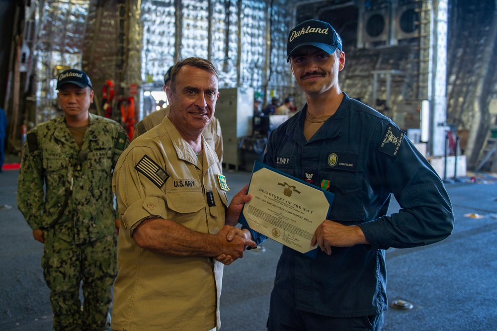 SWOBOSS Visits USS Oakland