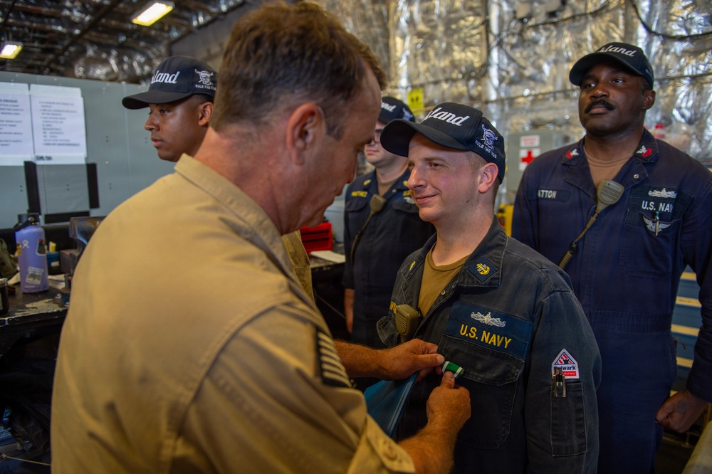 SWOBOSS Visits USS Oakland