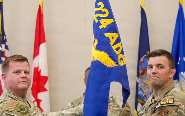 Major Devin Will takes command of New York Air Guard's 224th Security Forces Squadron