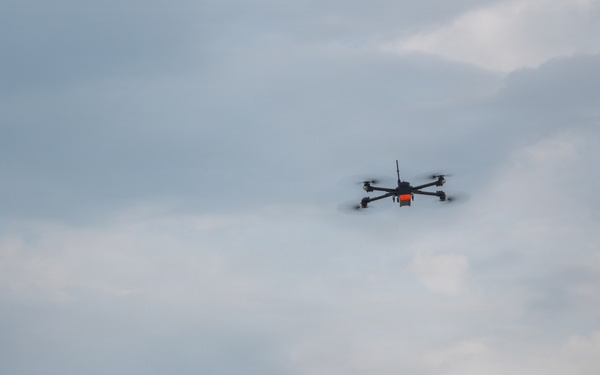 155th ARW Conducts Base Drone Exercise