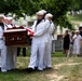 Full Military Funeral Honors with Escort are Conducted for U.S. Navy Cmdr. Raymond Stoetzer in Section 31