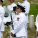 Full Military Funeral Honors with Escort are Conducted for U.S. Navy Cmdr. Raymond Stoetzer in Section 31