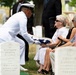Full Military Funeral Honors with Escort are Conducted for U.S. Navy Cmdr. Raymond Stoetzer in Section 31