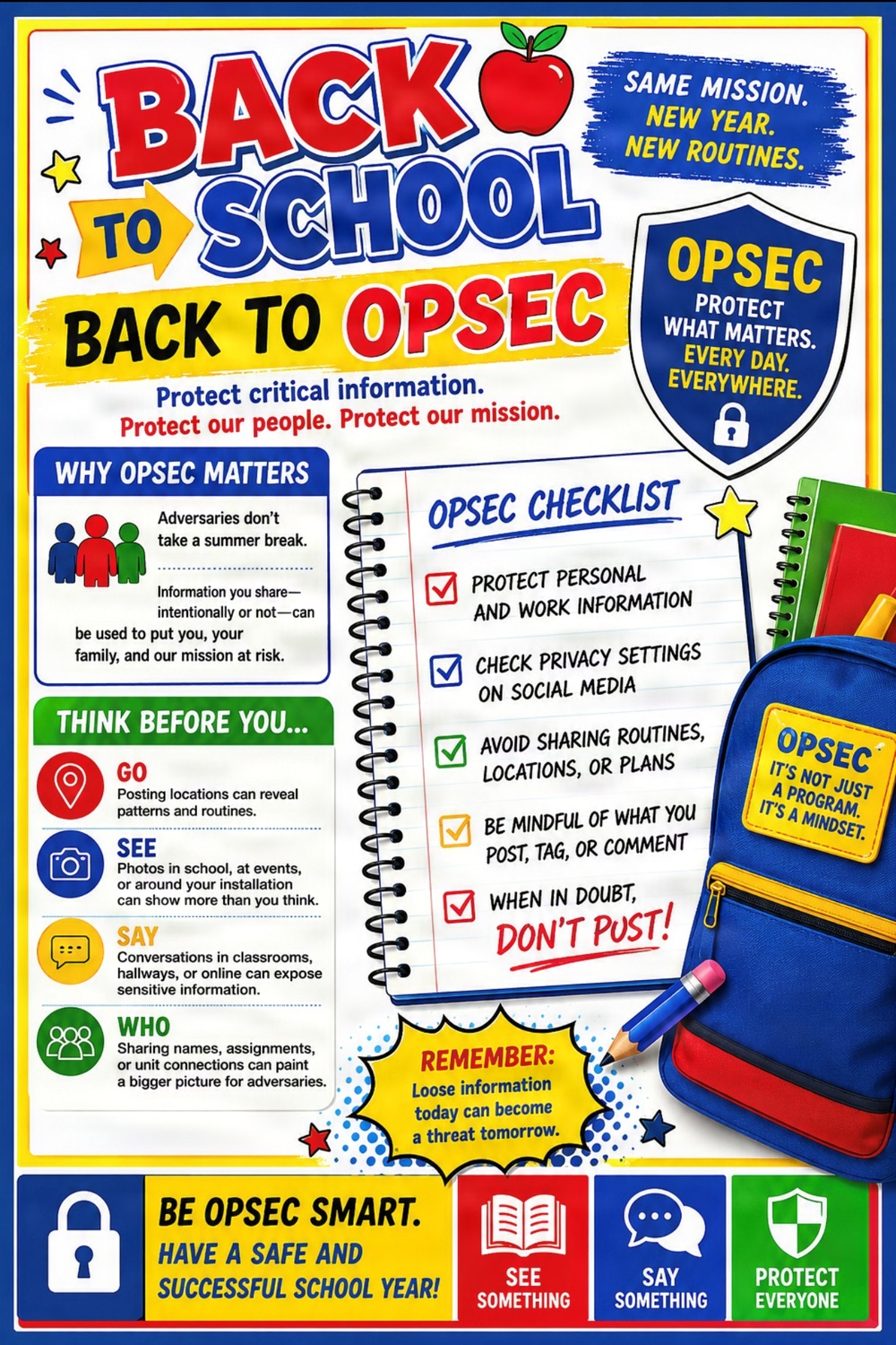 Back to school – back to operations security