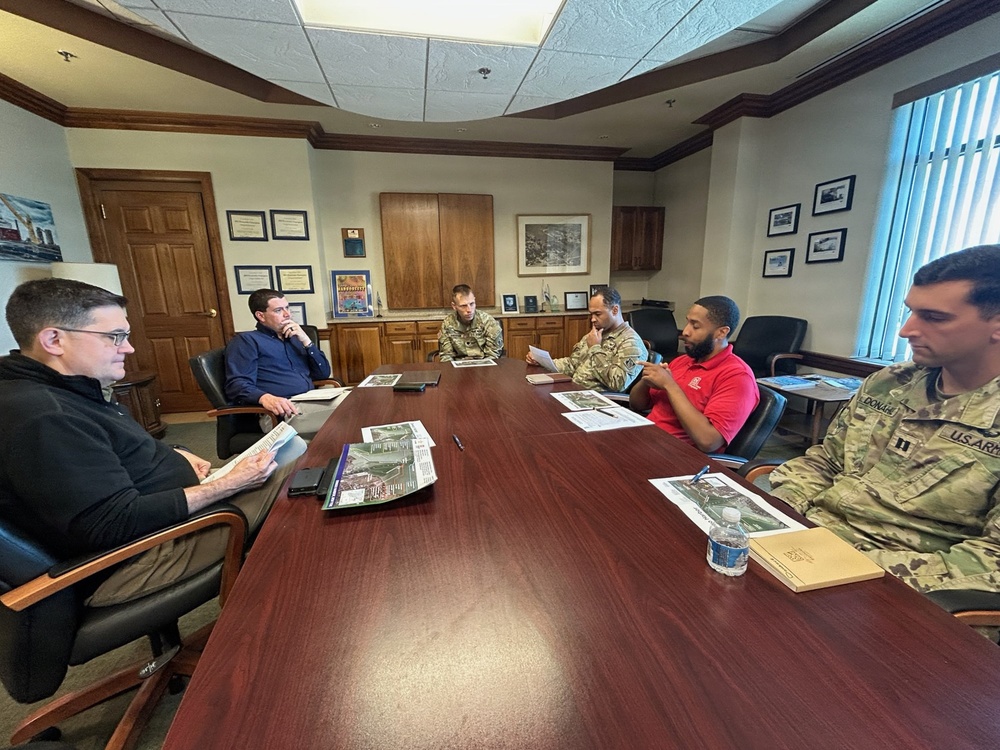 Buffalo District Commander Tours Oswego Projects and Connects with Local Stakeholders