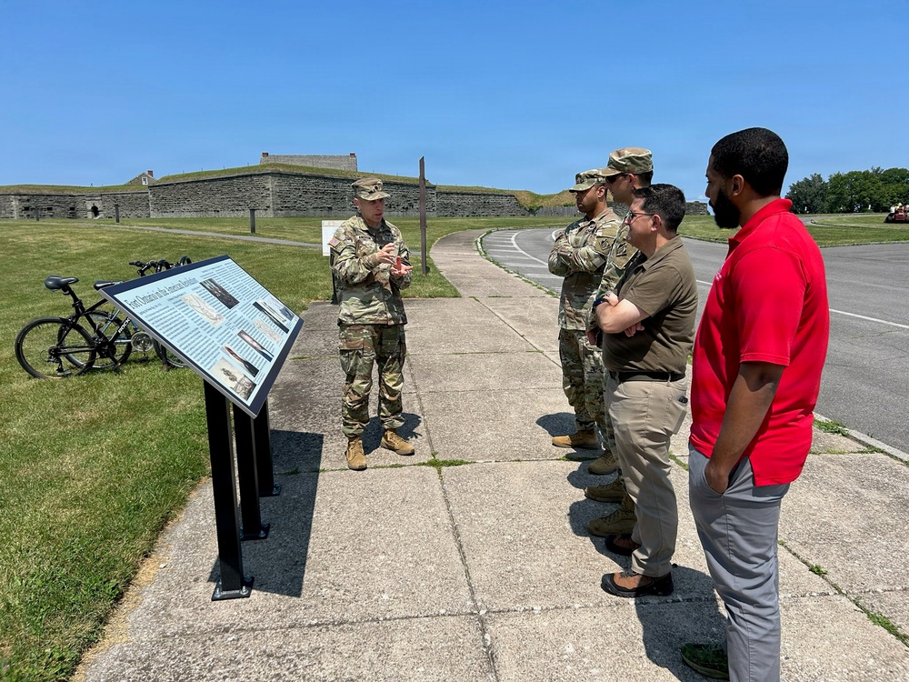 Buffalo District Commander Tours Oswego Projects and Connects with Local Stakeholders