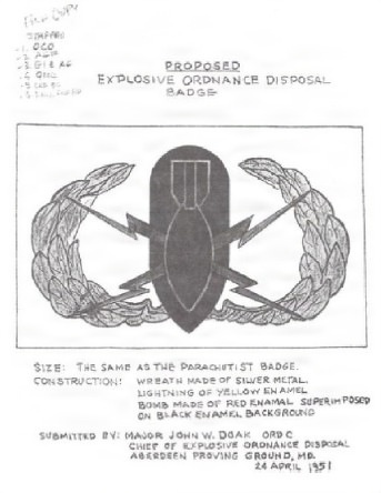 Birth of the EOD badge - “Initial Success, or Total Failure”