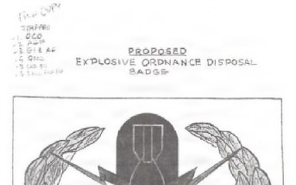 Birth of the EOD badge - “Initial Success, or Total Failure”