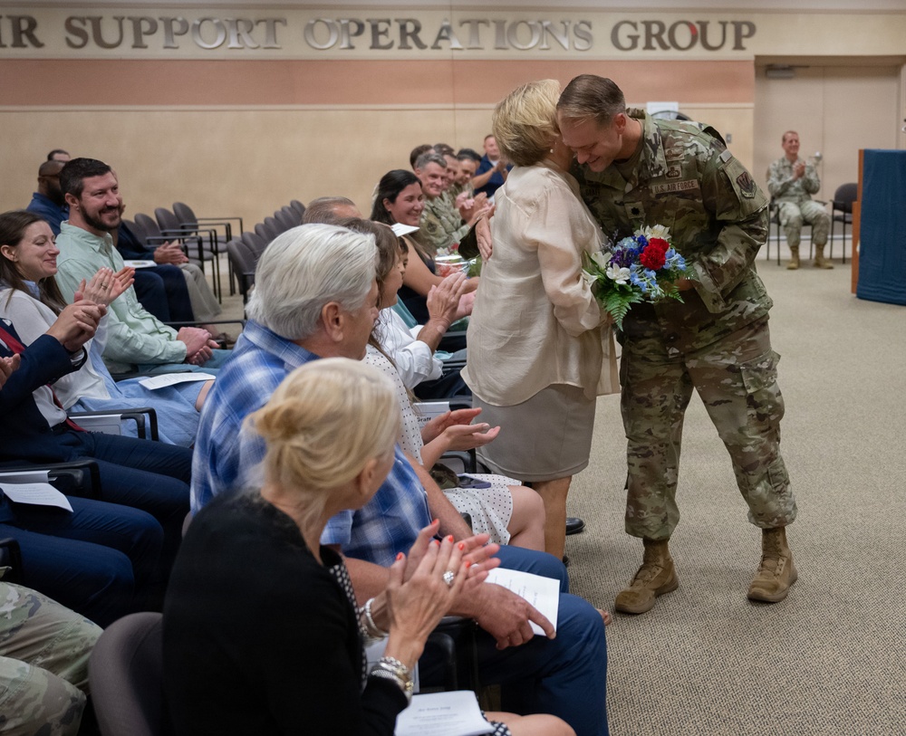 18th CWS Change of Command