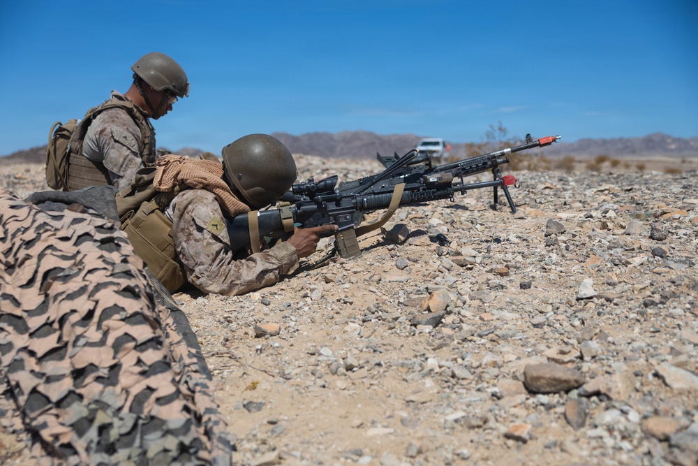 U.S. Marines with Combat Logistics Battalion 2 conduct Land Combat Element Forward Security training