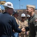 Deputy Assistant Secretary of the Navy for Budget/Director, Fiscal Management Division Tours USS America