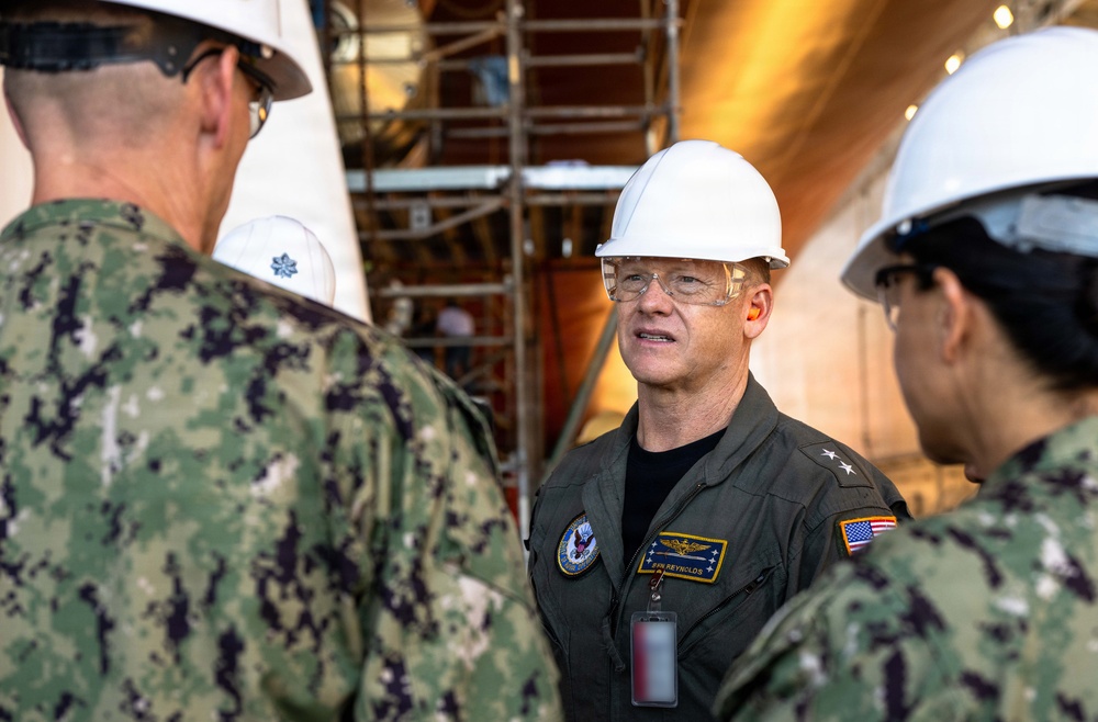 Deputy Assistant Secretary of the Navy for Budget/Director, Fiscal Management Division Tours USS America