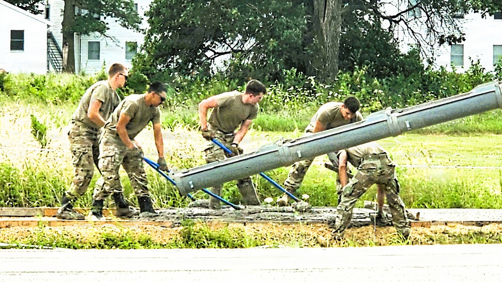 Wisconsin National Guard’s 229th Engineer Company improves Fort McCoy through troop project support