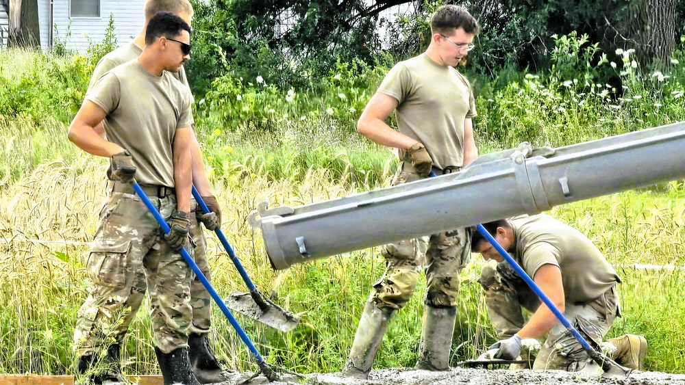 Wisconsin National Guard’s 229th Engineer Company improves Fort McCoy through troop project support