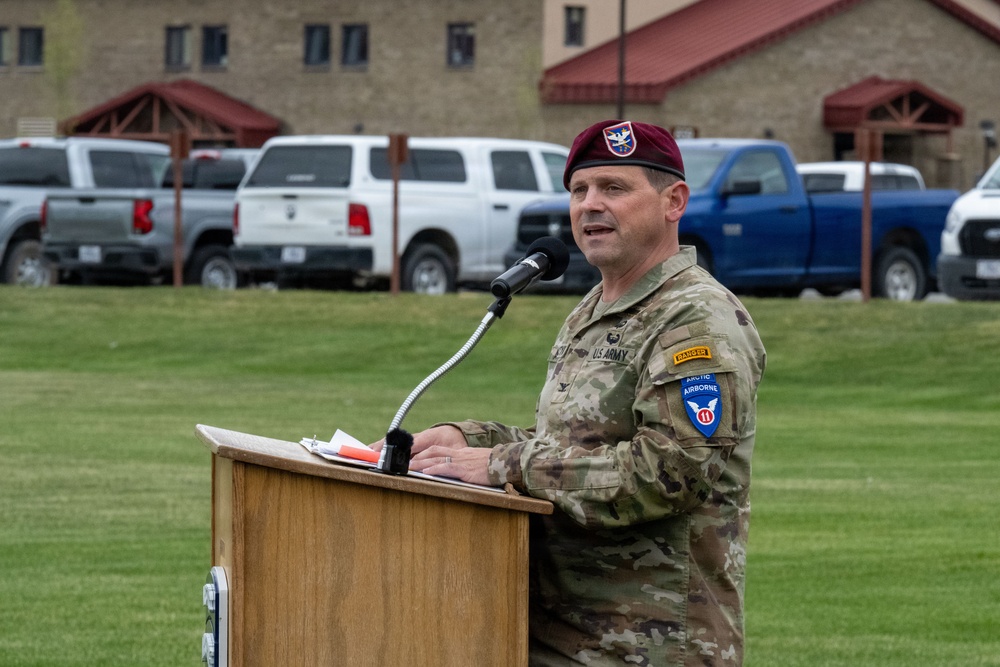11th Airborne Division welcomes in new senior leaders
