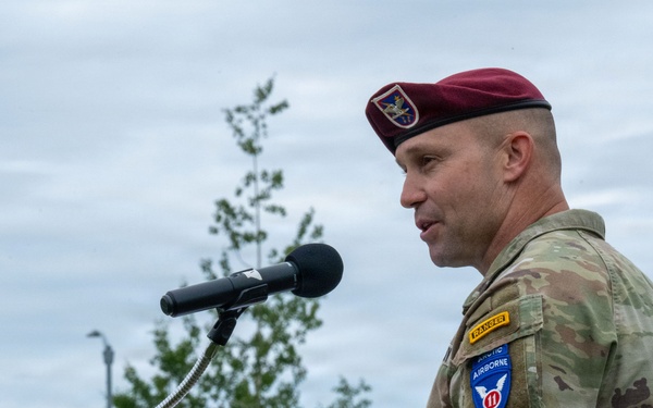 11th Airborne Division welcomes in new senior leaders