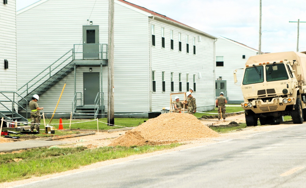 Wisconsin National Guard’s 229th Engineer Company improves Fort McCoy through troop project support