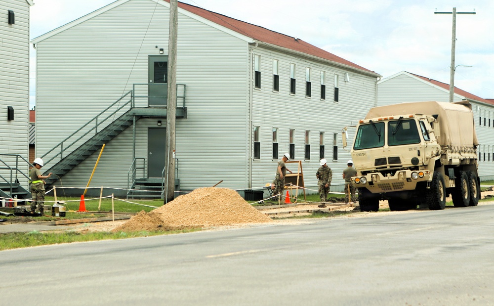 Wisconsin National Guard’s 229th Engineer Company improves Fort McCoy through troop project support
